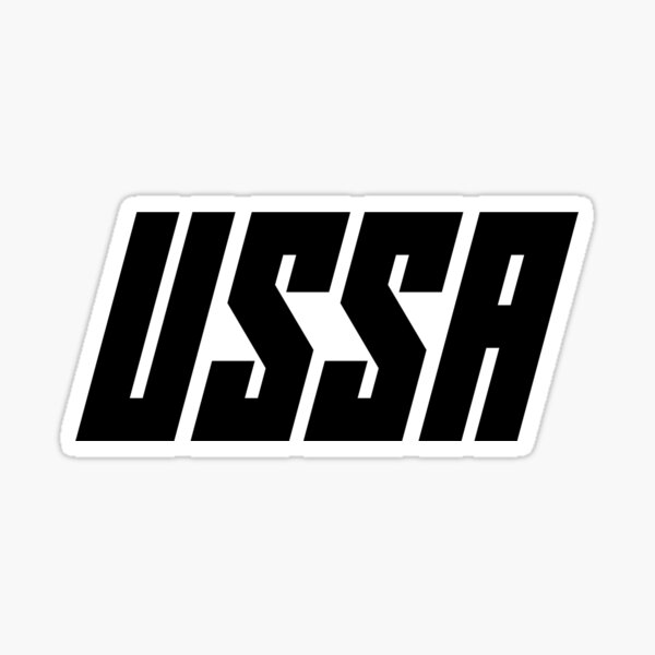 USSR - USSA - USA Sticker