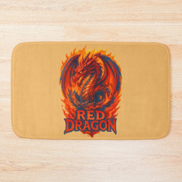 Item preview, Red Dragon - Guardian of the Fiery Rock designed and sold by Jani-art-world.