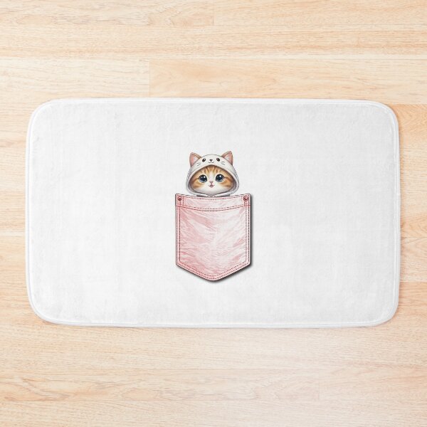Item preview, Cute Pocket Cat (pink) designed and sold by drkhrse.
