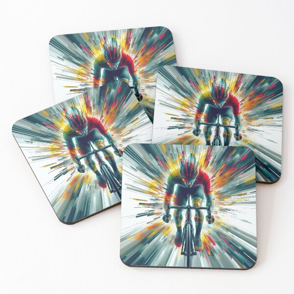 Item preview, Abstract cyclist portrait designed and sold by RICAMTP.