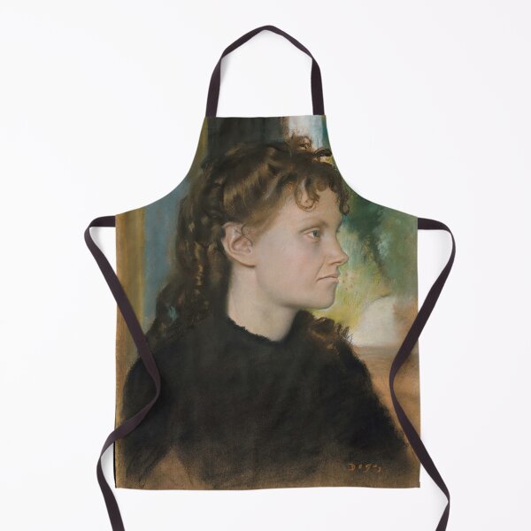 Item preview, Madame Theodore Gobillard Yves Morisot by Edgar Degas: Elegant Profile Portrait Poster designed and sold by artofuniverse.