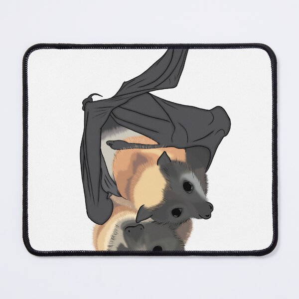 Item preview, Flying Fox mum and pup designed and sold by WildAussieBytes.
