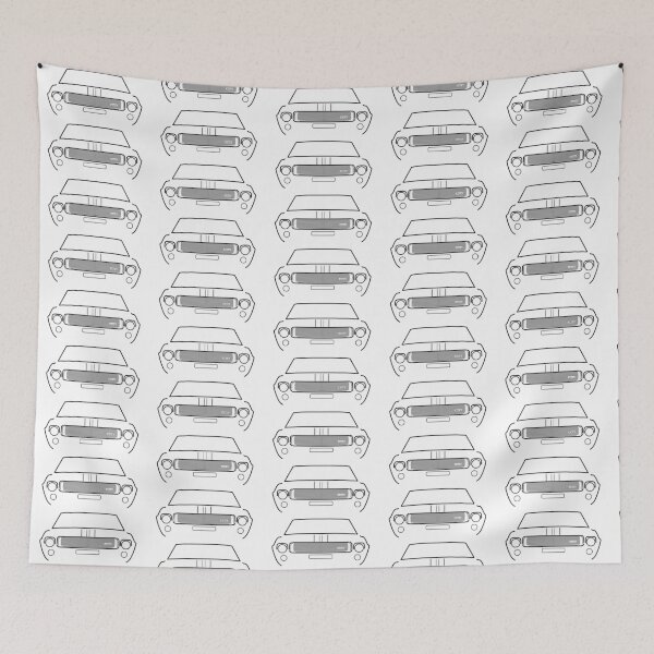 Item preview, AMC AMX classic 1960s American muscle car outline black designed and sold by soitwouldseem.