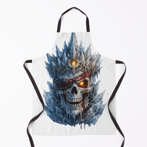Item preview, Ice Pirate Skull – Frozen Pirate King with Bloodstained Eyepatch designed and sold by BoldLineDesign.