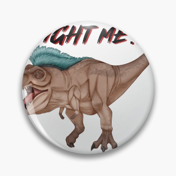 Item preview, Fight me... As a dinosaur!!! (White BG) designed and sold by Bananart-.