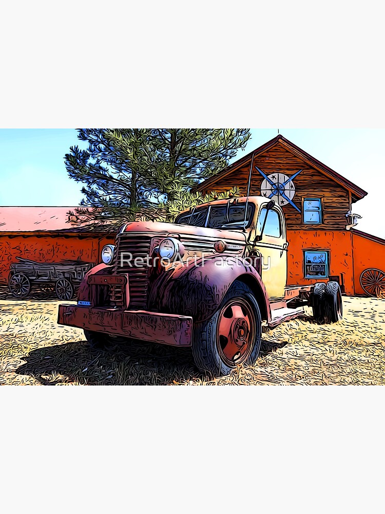 Vintage Heavy Duty Truck 1930's by RetroArtFactory