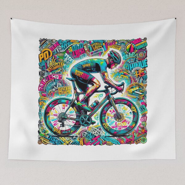 Item preview, Graffiti cyclist designed and sold by RICAMTP.