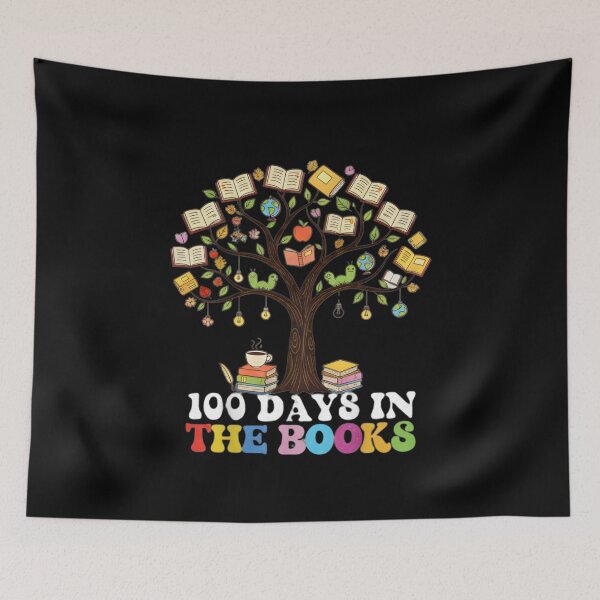 Item preview, 100 Days in The Books Reading Teacher 100th Day of School  designed and sold by THREE LITTLE BEANS.