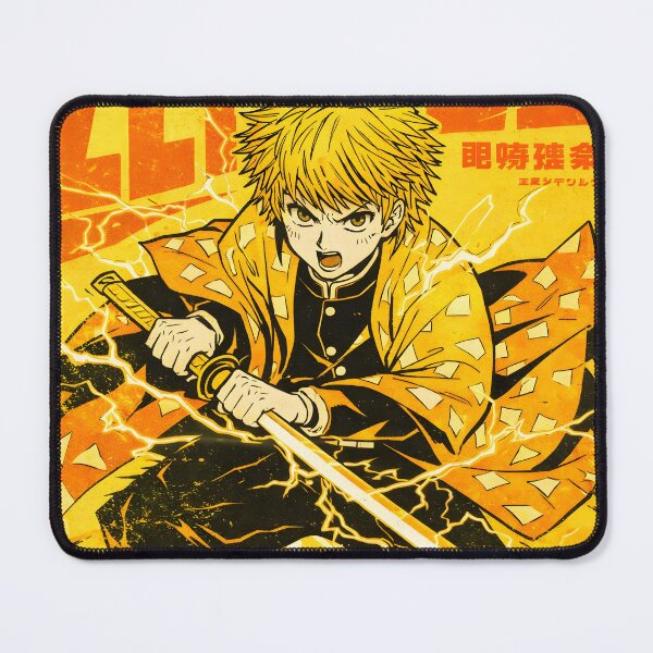Item preview, Zenitsu: Thunder Breathing Poster designed and sold by Matinez Pink.