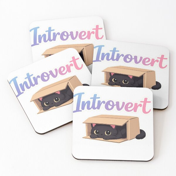 Item preview, Introvert Cat  designed and sold by Lavender-Kitty.