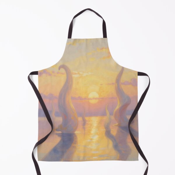 Item preview, Surreal Golden Hour – A dreamlike landscape with light poetry and floating forms in a warm glow designed and sold by FotoworldEdel.
