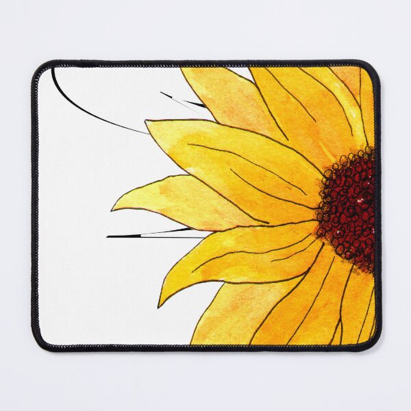 Item preview, Half a Sunflower with Whimsical Elements designed and sold by Aithlin123.