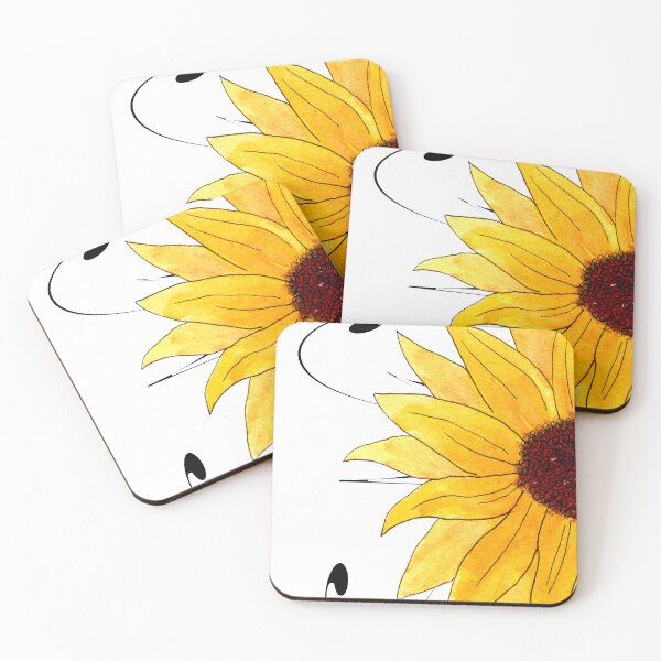 Item preview, Half a Sunflower with Whimsical Elements designed and sold by Aithlin123.