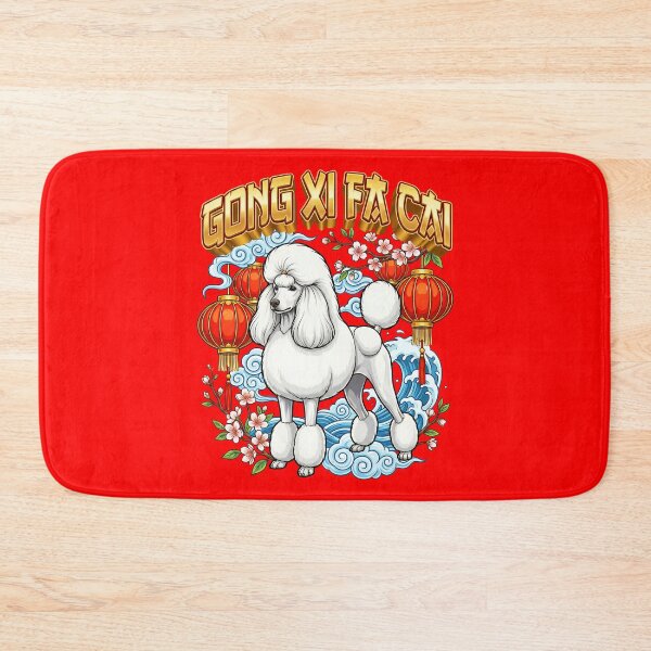 Item preview, Elegant Poodle Chinese New Year Gong Xi Fa Cai  designed and sold by Tong4130.