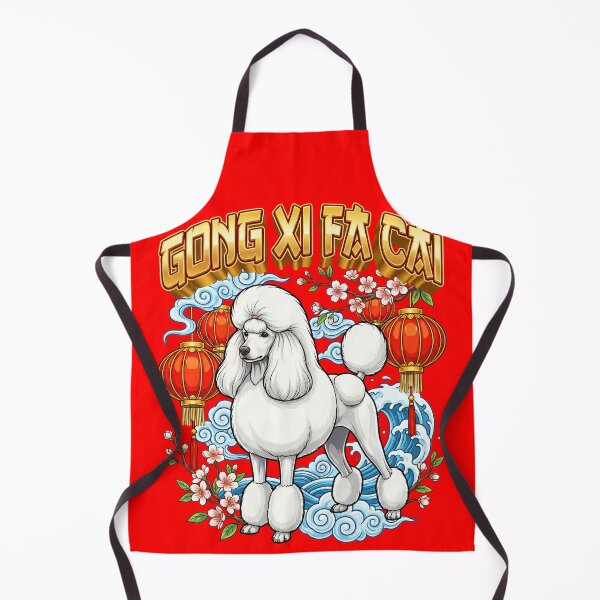 Item preview, Elegant Poodle Chinese New Year Gong Xi Fa Cai  designed and sold by Tong4130.