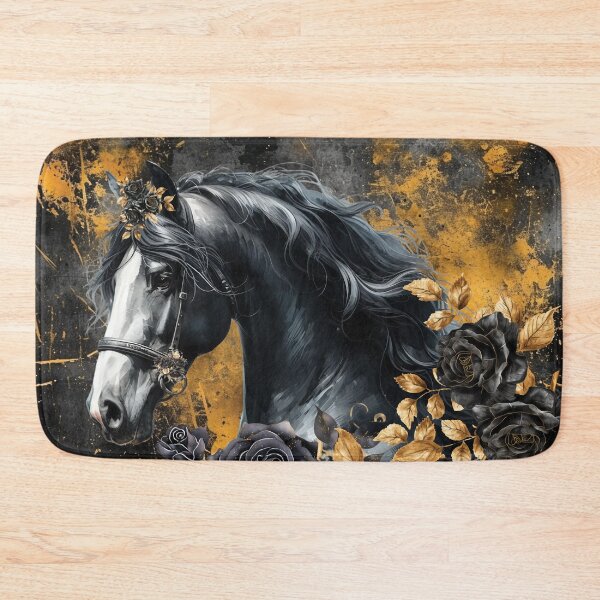 Item preview, A dark horse among flowers. designed and sold by MagelliShop.