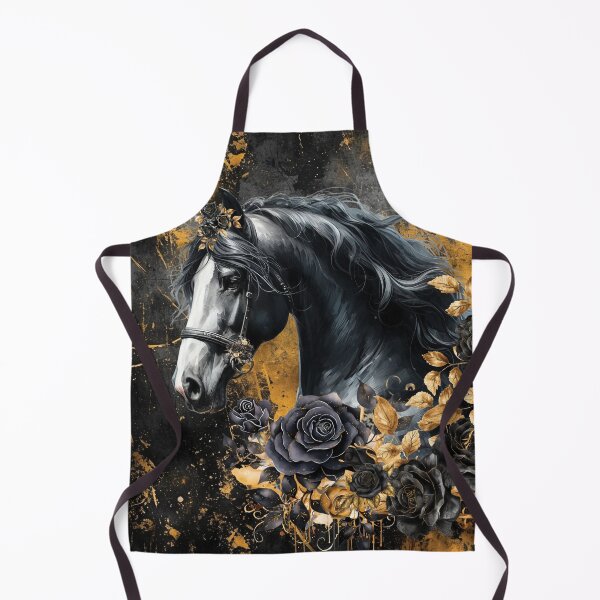 Item preview, A dark horse among flowers. designed and sold by MagelliShop.