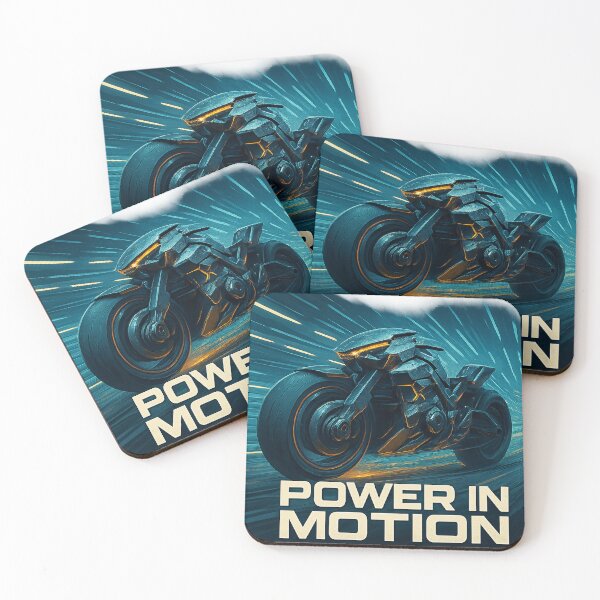 Item preview,  Power in Motion – High-Speed Sci-Fi Bike Art designed and sold by mbmstores.