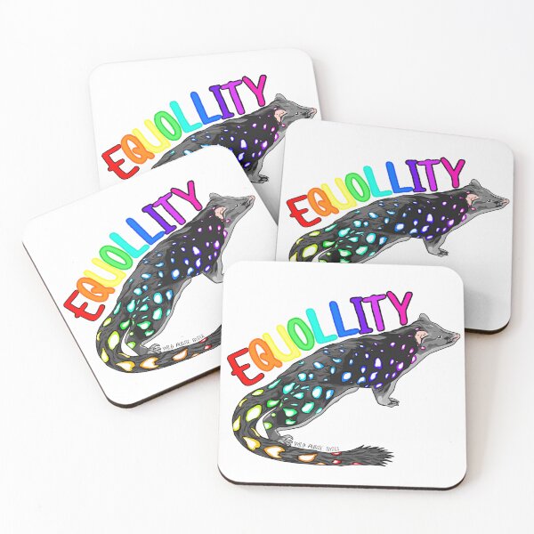 Item preview, Equollity - rainbow Quoll designed and sold by WildAussieBytes.