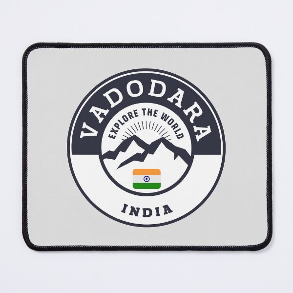 Item preview, Vadodara India | Black and White Travel Crest designed and sold by World Designs.