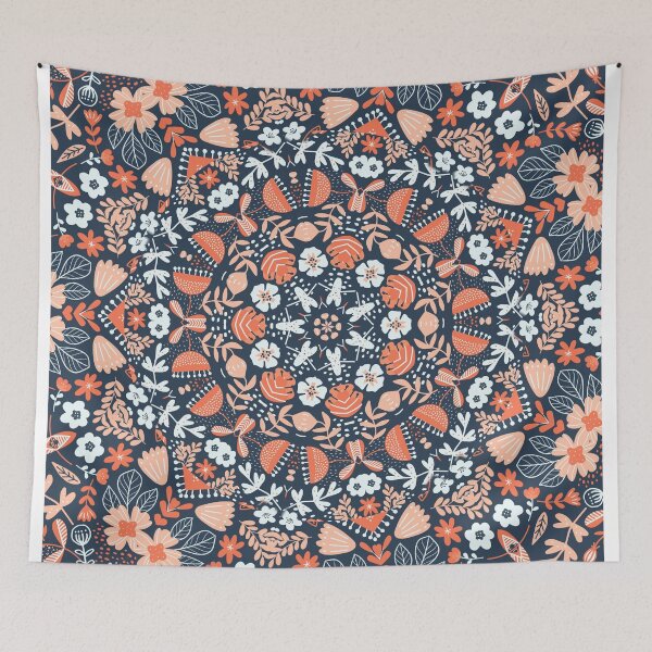 Item preview, A MANDALA AND A KALEIDOSCOPE OF FLOWERS designed and sold by WendyMaree.
