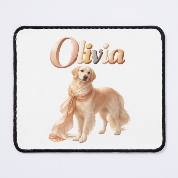 Item preview, Olivia Dog Chinese Zodiac — Year of the Dog Eastern Horoscope Name Design | Loyal Spirit Art designed and sold by AlexLineArt.