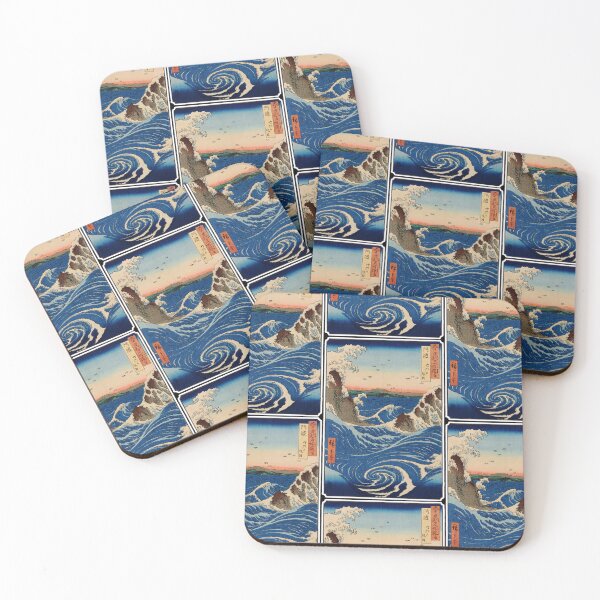 Item preview, Naruto Whirlpools Ukiyo-e Seascape designed and sold by mad-bull.