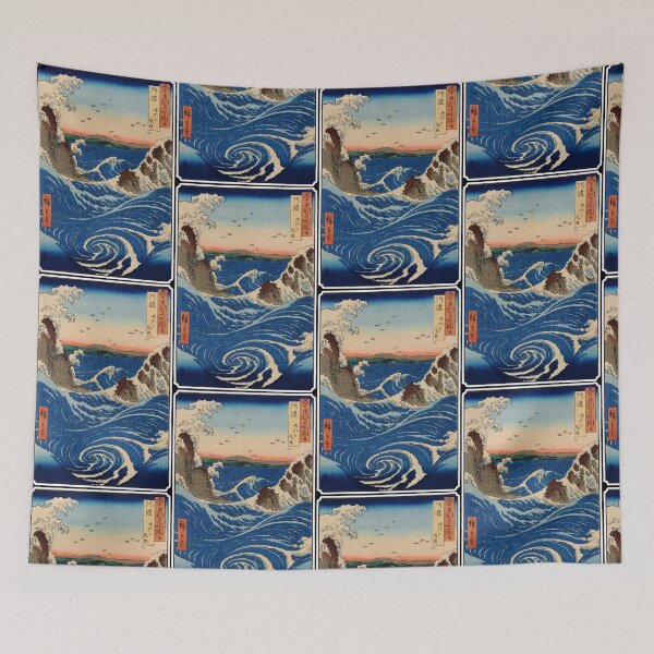 Item preview, Naruto Whirlpools Ukiyo-e Seascape designed and sold by mad-bull.