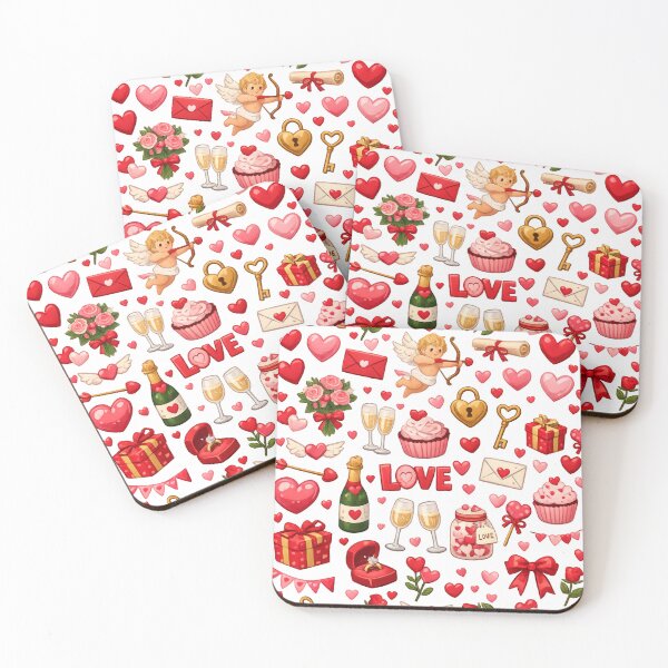 Item preview, Valentines Day Cupid Love Hearts designed and sold by sweta_r.art.