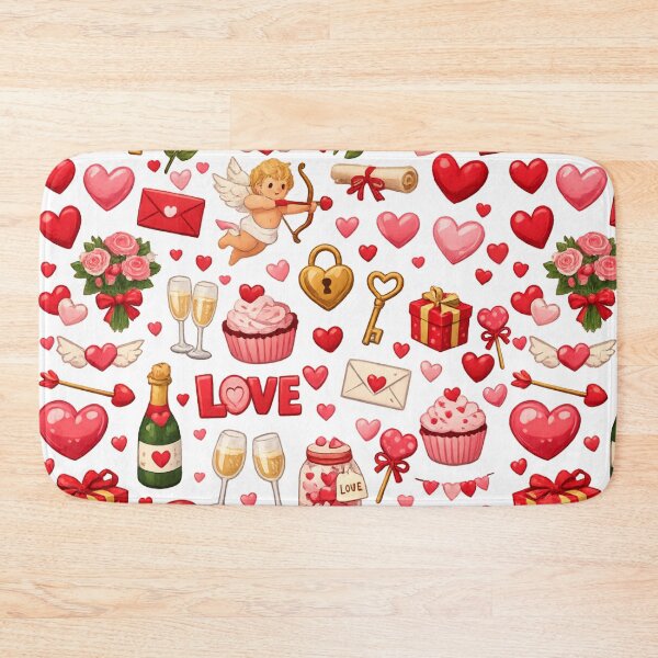 Item preview, Valentines Day Cupid Love Hearts designed and sold by sweta_r.art.