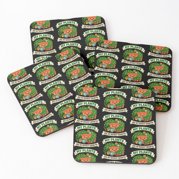 Item preview, My Plants Are My Biggest Growth Cute Gardening Pun designed and sold by TeeTimeTreasure.