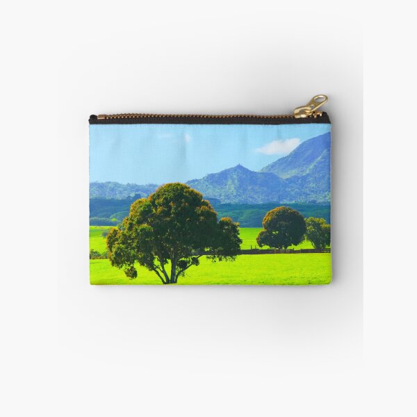 Item preview, green tree in the green field with green mountain and blue sky background designed and sold by Mrvell.