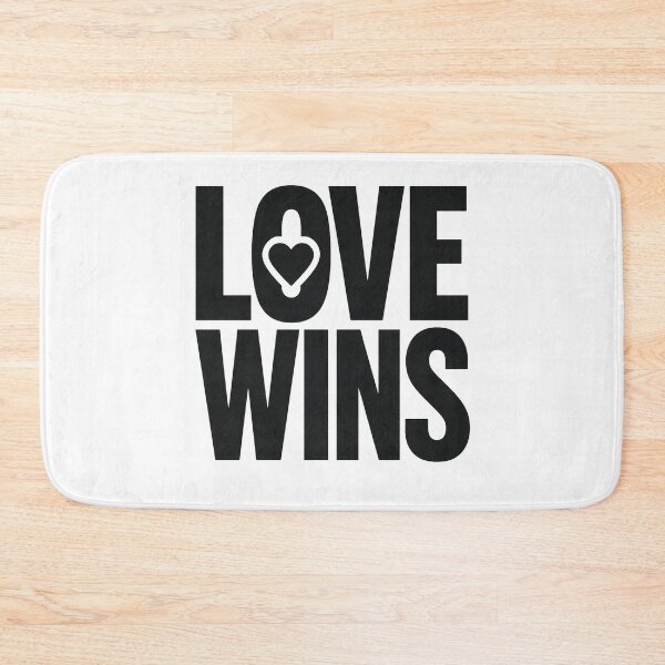 Item preview, LOVE WINS Elegant Serif Typography - Minimalist Valentine Statement designed and sold by MKreative Studio.