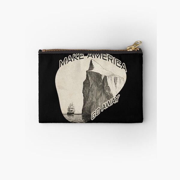Item preview, Make America Go Away — Greenland Iceberg Political Satire designed and sold by Monkey Chéri Studio.