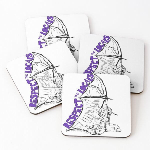 Item preview, Respect the Locals - bats designed and sold by WildAussieBytes.