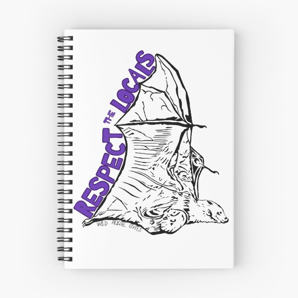 Item preview, Respect the Locals - bats designed and sold by WildAussieBytes.