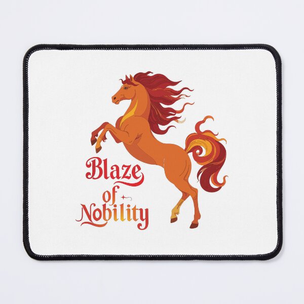 Item preview, Blaze of Nobility – Fiery Rearing Horse Ukiyo-e Vector Art designed and sold by MarWachaN.