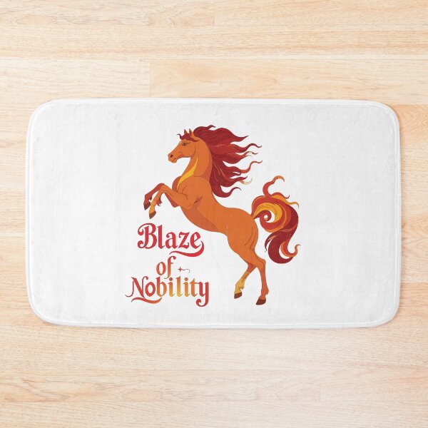 Item preview, Blaze of Nobility – Fiery Rearing Horse Ukiyo-e Vector Art designed and sold by MarWachaN.