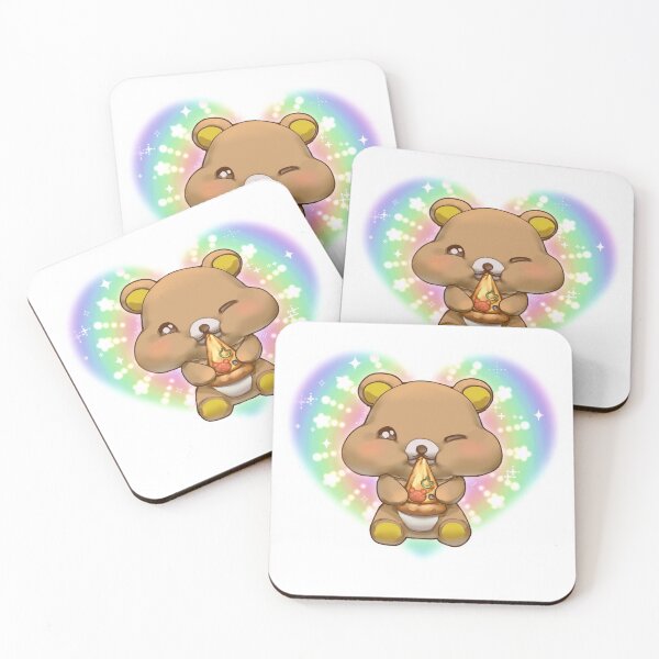 Item preview, Rilakkuma Eating Pizza designed and sold by jukucharm.