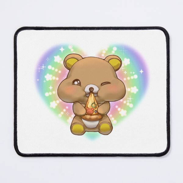 Item preview, Rilakkuma Eating Pizza designed and sold by jukucharm.