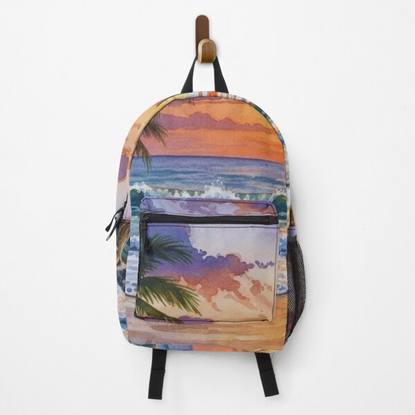 Item preview, Sunset Tropical palm Beach Paradise designed and sold by Fateh-Kro ⭐⭐⭐⭐⭐.