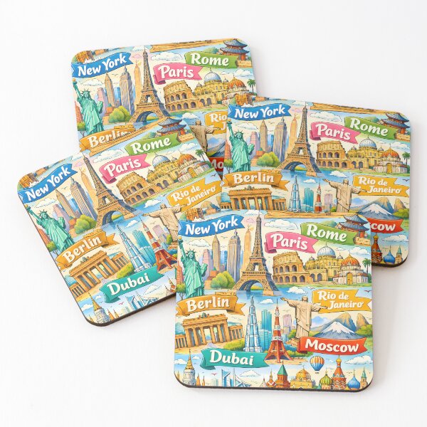 Item preview, World Traveler - Global Landmarks designed and sold by AI Experiment Lab.