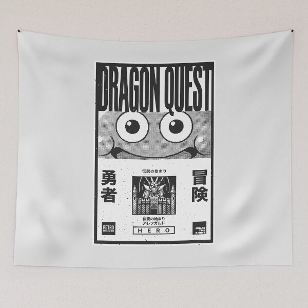 Item preview, Dragon Quest Inspired: Slime & Dragonlord designed and sold by WHAT THE SHIRT.