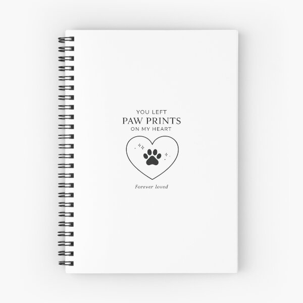 Item preview, Pet memorial - You Left Paw Prints On My Heart designed and sold by ForeverPaws.