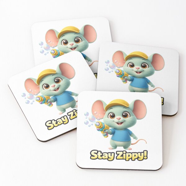 Item preview, Zippy Mouse Plush Bubble Mouse Character Graphic Tee designed and sold by Zippy Creation.
