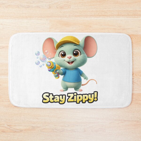 Item preview, Zippy Mouse Plush Bubble Mouse Character Graphic Tee designed and sold by Zippy Creation.