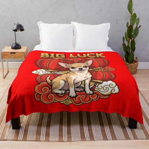 Item preview, Chihuahua Dog Chinese New Year Big Luck designed and sold by Tong4130.