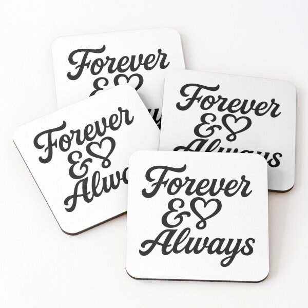 Item preview, Forever & Always Romantic Typography - Valentine’s Day Script Design designed and sold by MKreative Studio.