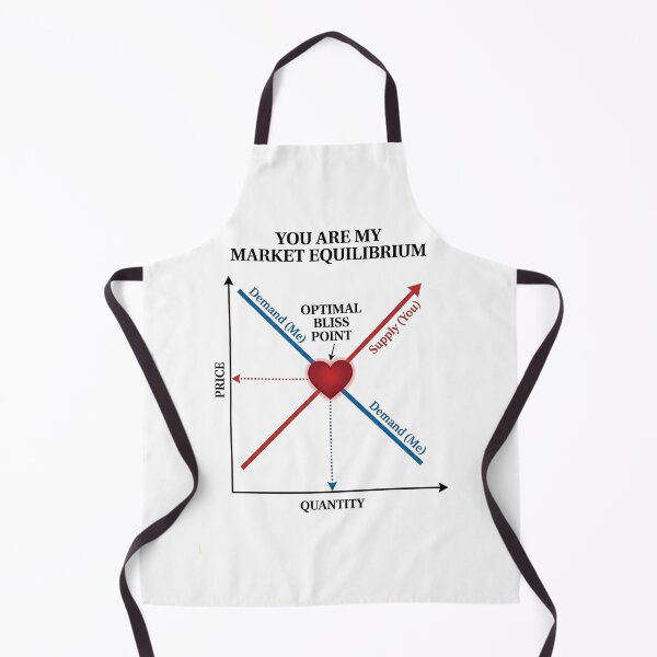 Item preview, Supply and Demand Market Equilibrium Economics Valentine designed and sold by FiscalFashions.