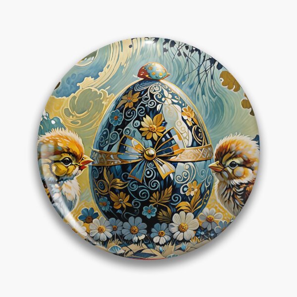 Item preview, Easter, egg with chick designed and sold by Palatinasart.